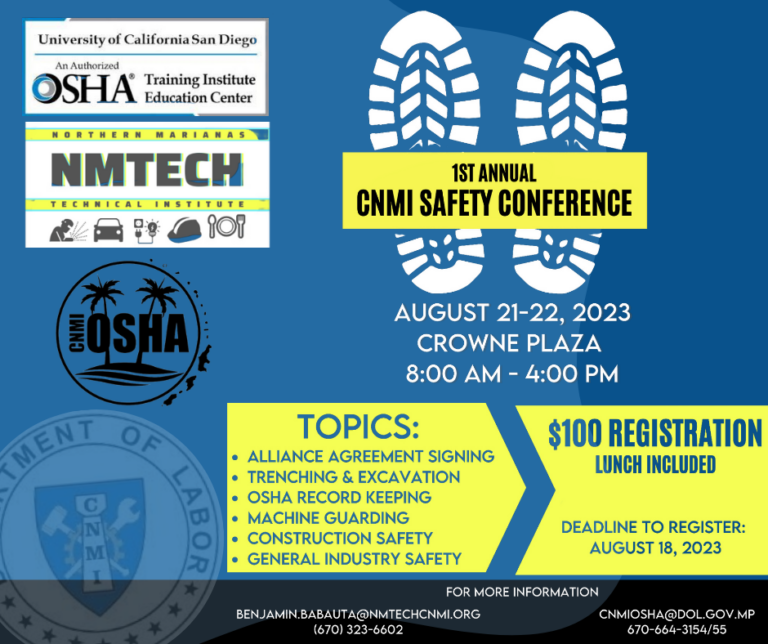 1st Annual CNMI Safety Conference