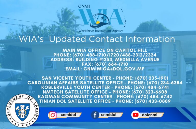 WIA’s Updated Contact Information