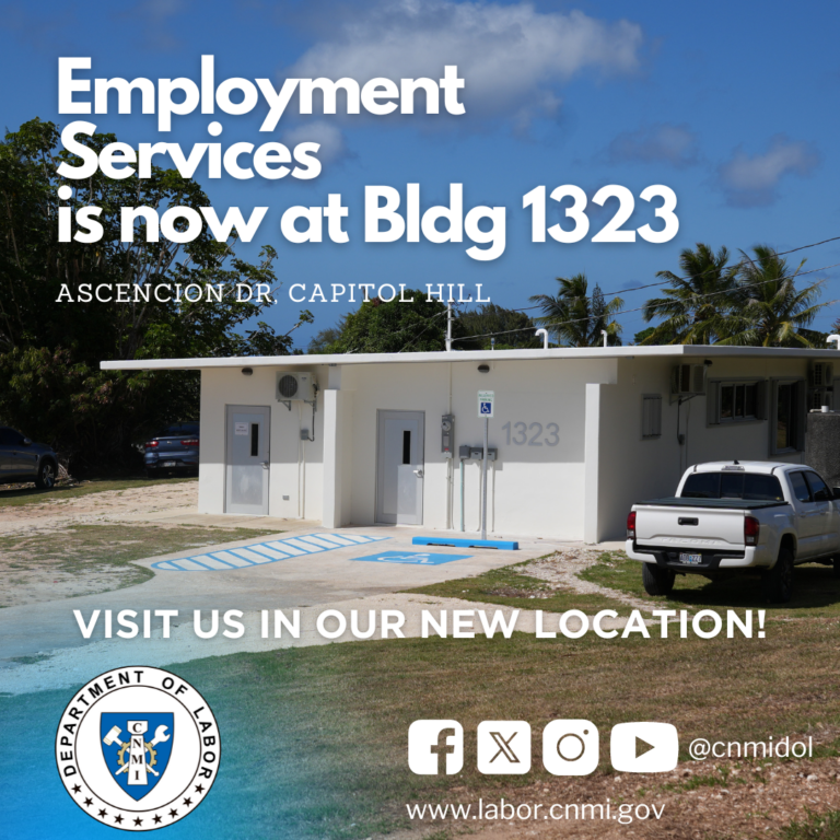 Employment Services is now at Bldg 1323, Ascencion Dr, Capitol Hill