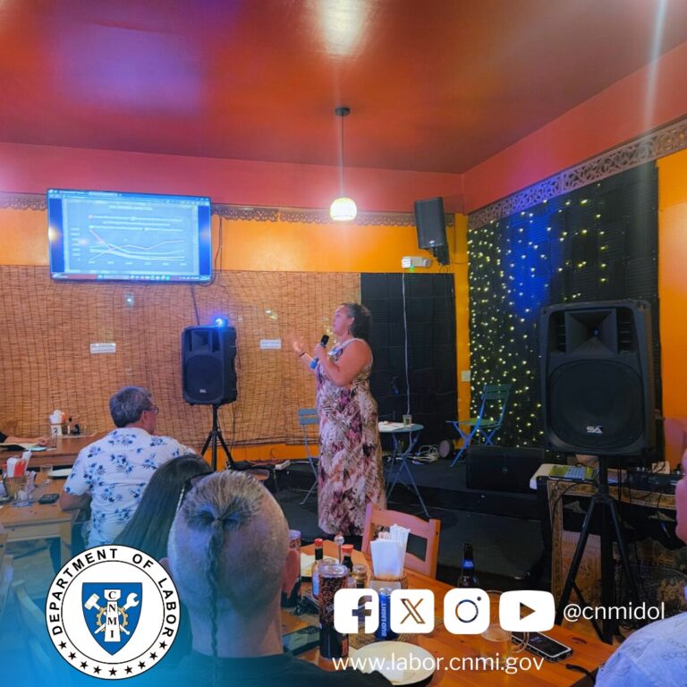 Marianas Business Network Event: Secretary of Labor Addresses Key Workforce Issues