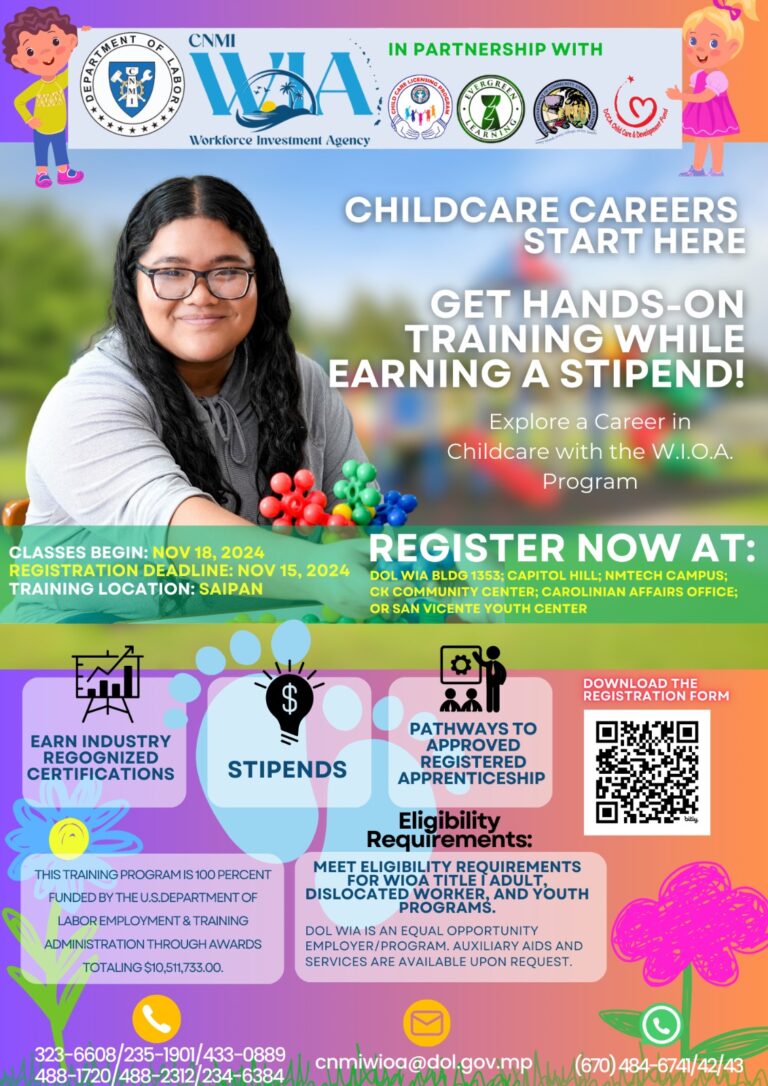 Explore a Career in Childcare with the WIOA Program