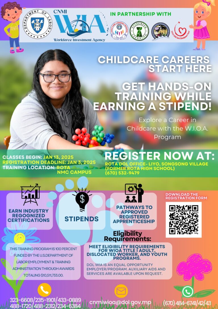 Explore a Career in Childcare with the WIOA Program
