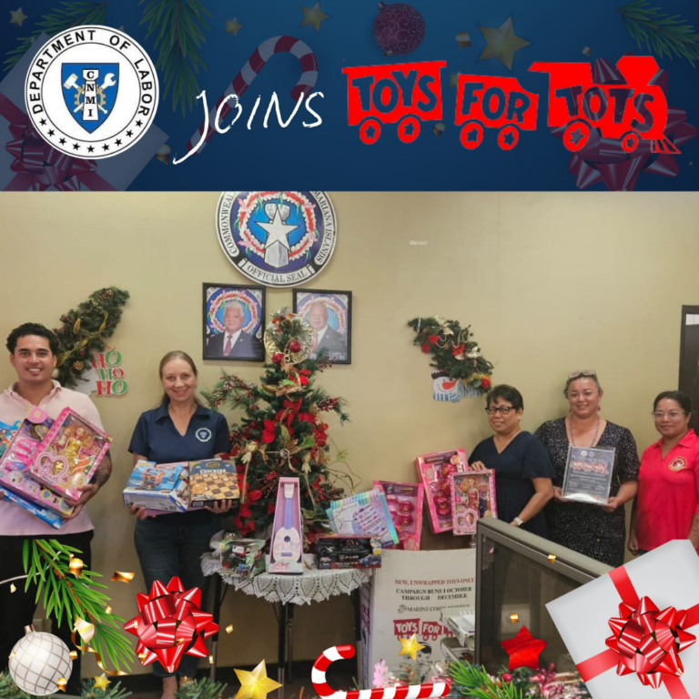 Department of Labor Joins Toys for Tots!