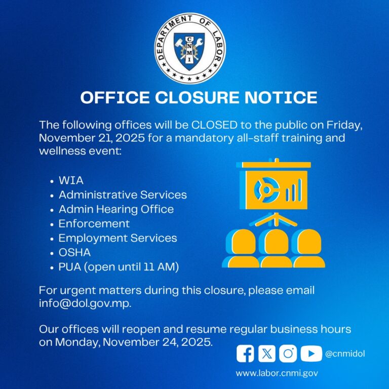 Office Closure: All Staff Training and Wellness Event