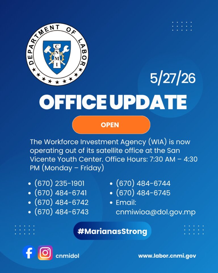 Office Update – May 27, 2026