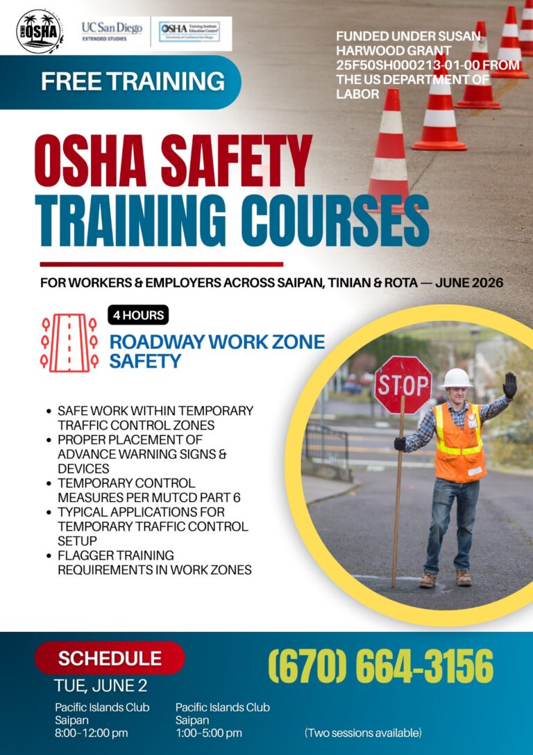 OSHA Roadway Work Zone Safety Training Courses