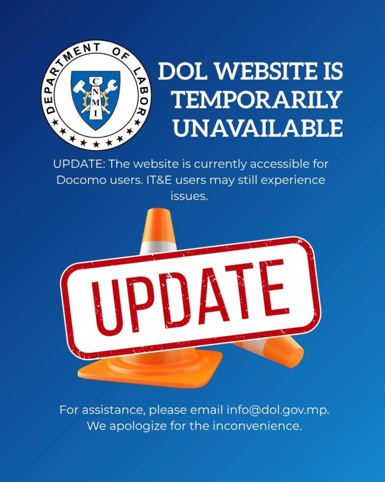 DOL Website is Temporarily Unavailable