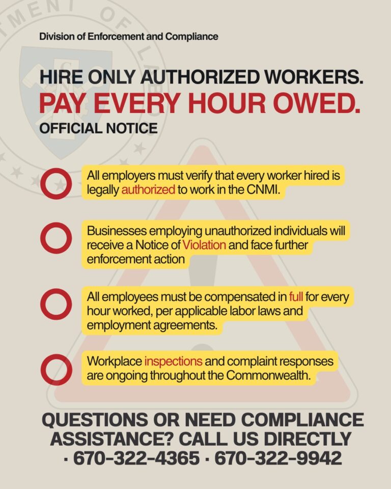 Hire Only Authorized Workers – Official Notice